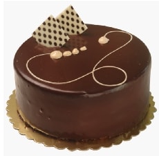 6-9 Kişilik Sade Çikolatalı Pasta Kaliteli Kakao