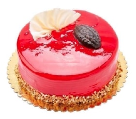 Doğal Malzemeli 6–9 Kişilik Sade Klasik Frambuazlı Yaş Pasta